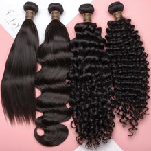 Load image into Gallery viewer, Hunie Raw + Unprocessed Extensions (Straight &amp; Body Wave | 16”–24”)
